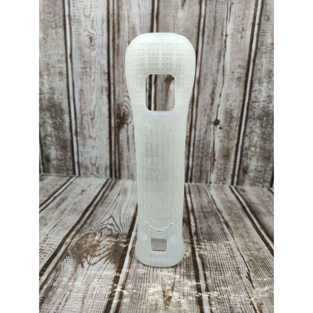 Clear Nintendo Wii Motion Controller Remote Rubber Silicone Cover Grip RVL-027
